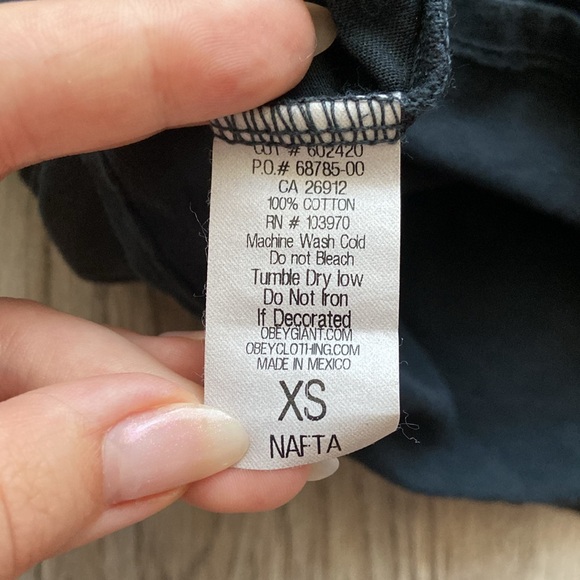 OBEY | Black Tee with Designs - Picture 5 of 5